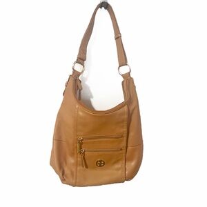 Giani Bernini Caramel Leather Shoulder Bag
